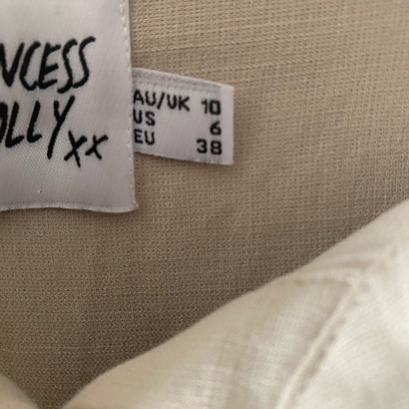 Princess Polly Long Sleeve Button Down Shirt size 6 - Picture 5 of 7